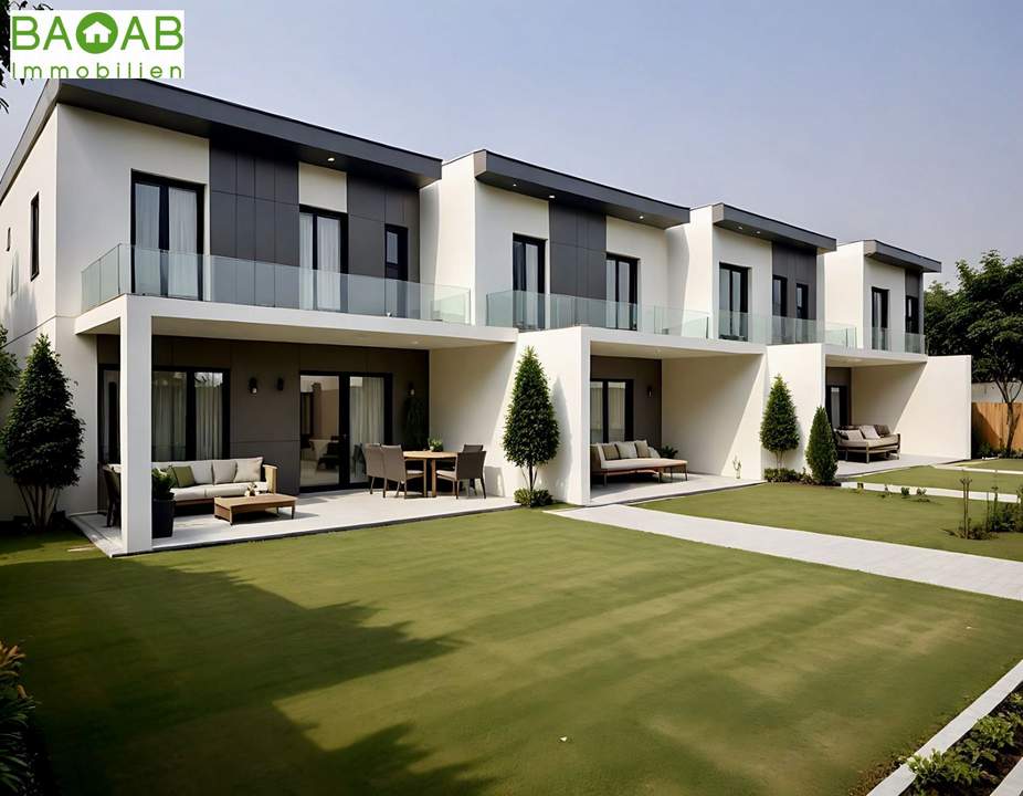 KOMFORT UND STIL VEREINT | REIHENHAUS IN MASSIVBAUWEISE | GARTEN | ERSTBEZUG