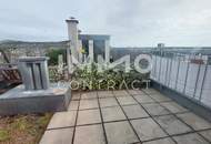 Aussichtsplattform mit Blick über Wien: Dachterrassen-Maisonette: Singrienergasse 13 - Top 13
