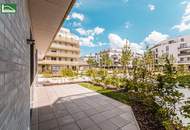 Ihre Kinder und Haustiere werden sich freuen - Erstbezugs-Wohnung mit Garten in begehrter Ruhelage mit Fussboden-Temperierung!