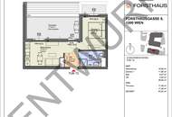 FORSTHAUS - DACHGESCHOSS, Neubau Erstbezug - 2 Zimmer mit Freifläche Nähe Donaukanal (FH73)