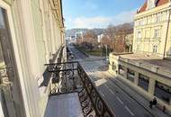 TOPLAGE LEOBEN - SANIERUNGSBEDÜRFTIG - große herrschaftliche Wohnung mit 2 Balkone!