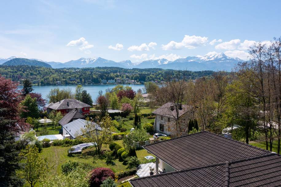 Liegenschaft mit traumhaftem See- und Karawankenblick, Haus-kauf, 1.350.000,€, 9220 Villach Land