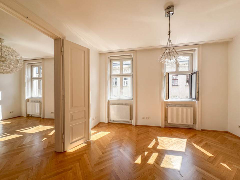 Wiener Altbaucharme – Stilvolle 2-Zimmer-Wohnung in der Seidengasse