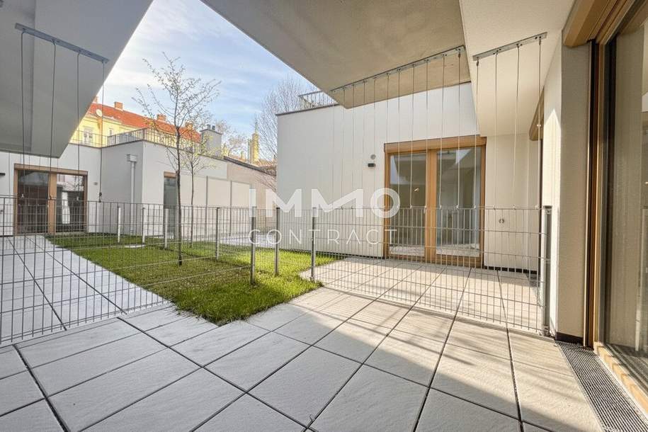 Ostseitige 2-Zimmer-Gartenwohnung – top angebundener Erstbezug BEIM DONAUUFER, Wohnung-kauf, 259.500,€, 1210 Wien 22., Donaustadt