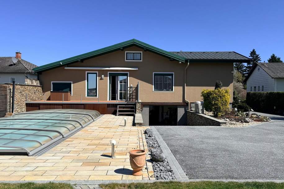 Einziehen &amp; genießen – Bungalow mit Pool und großem Garten, Haus-kauf, 499.000,€, 7512 Oberwart