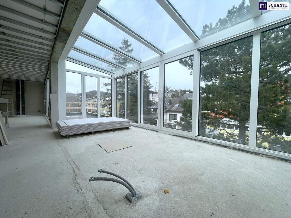 Skyview I Weite I Luxus: Traumhafte Dachgeschosswohnung mit verglaster Wohnküche in grüner Ruhelage!