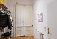 Zentral begehbare lichtdurchflutete 3-Zimmer-Altbauwohnung | 2 Bäder | nahe Rennweg