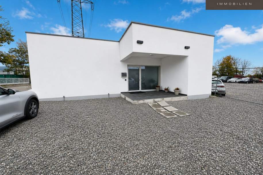 | Für Autohändler, Gewerbetreibende & Unternehmer | moderne Büroeinheit mit bis zu 350 m² Freifläche | Eibesbrunn/Großebersdorf |, Gewerbeobjekt-miete, 1.000,00,€, 2201 Korneuburg