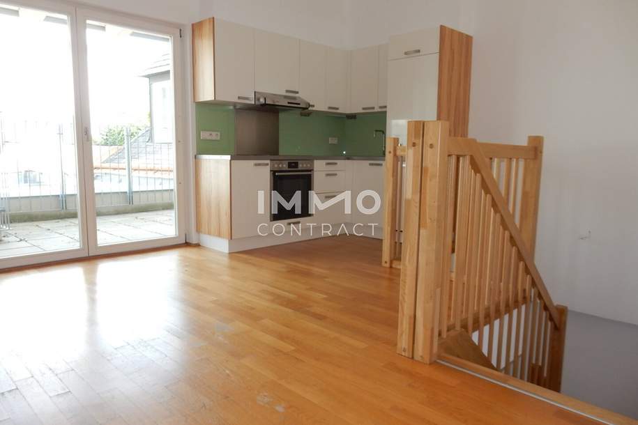 Rathausplatz - 4 Zimmer -Dachgeschoss - Maisonette mit Terrasse!, Wohnung-miete, 1.400,00,€, 3400 Tulln