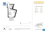 Sonnwendviertel: 1-Zimmer-Wohnung mit Balkon im 14. OG – Fitnessraum, Co-Working & Rooftop-Terrasse inklusive!