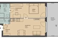 Moderne 2-Zimmer Wohnung mit Balkon