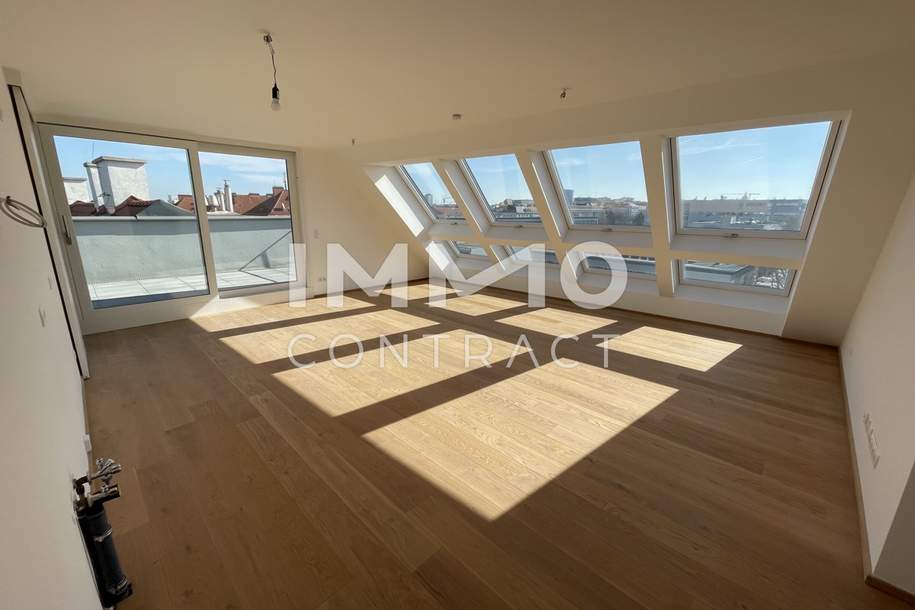 Luxuriöse 4-Zimmer-Dachgeschosswohnung über den Dächern Wiens - mit privater Dachterrasse, Wohnung-kauf, 1.190.800,€, 1120 Wien 12., Meidling
