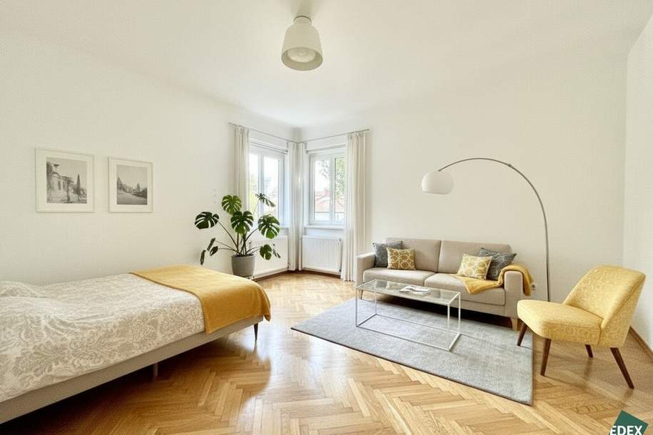Perfektes Single-Apartment mit separater Küche im Grünen in Hietzing, Wohnung-legalform.mietkauf, 169.000,€, 1130 Wien 13., Hietzing