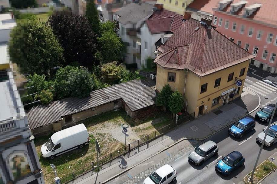 Bauträgerchance am Eggenberger Gürtel – Kerngebiet 0,8 - 2,5 mit großem Potenzial!, Grund und Boden-kauf, 548.000,€, 8020 Graz(Stadt)