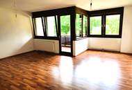 Loggia-Wohnung in herrlich grüner Lage mit sonnigem Gartenblick