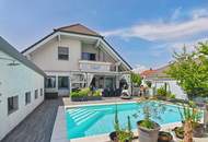 Familienidylle mit moderner Energietechnik, Pool und traumhaftem Garten in Pottendorf