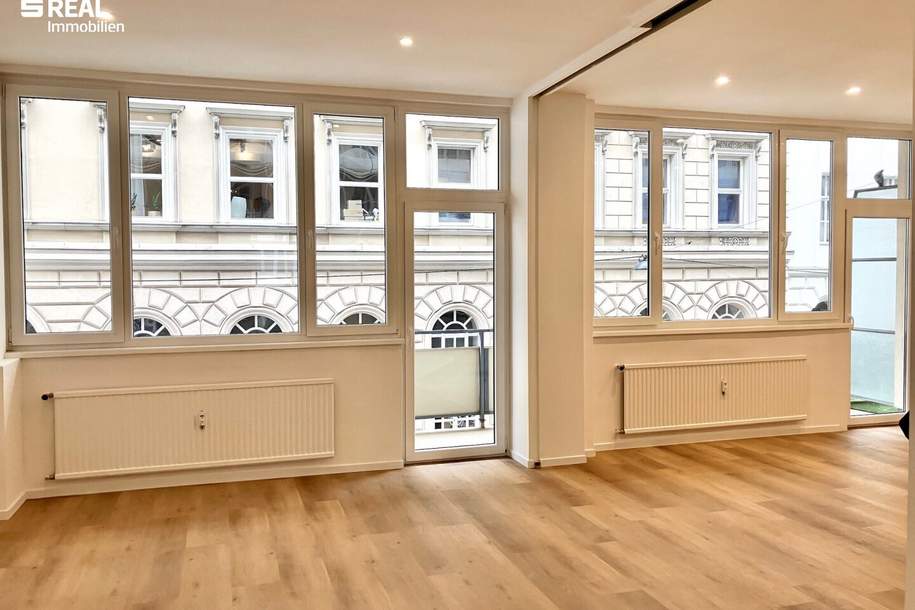 BESTENS BÜRO MIT LOGGIA in Toplage beim Schwedenplatz, Gewerbeobjekt-miete, 2.789,78,€, 1010 Wien 1., Innere Stadt