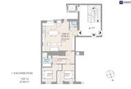 U4 Pilgramgasse ums Eck – lichtdurchflutete 3-Zimmer-Dachgeschosswohnung
