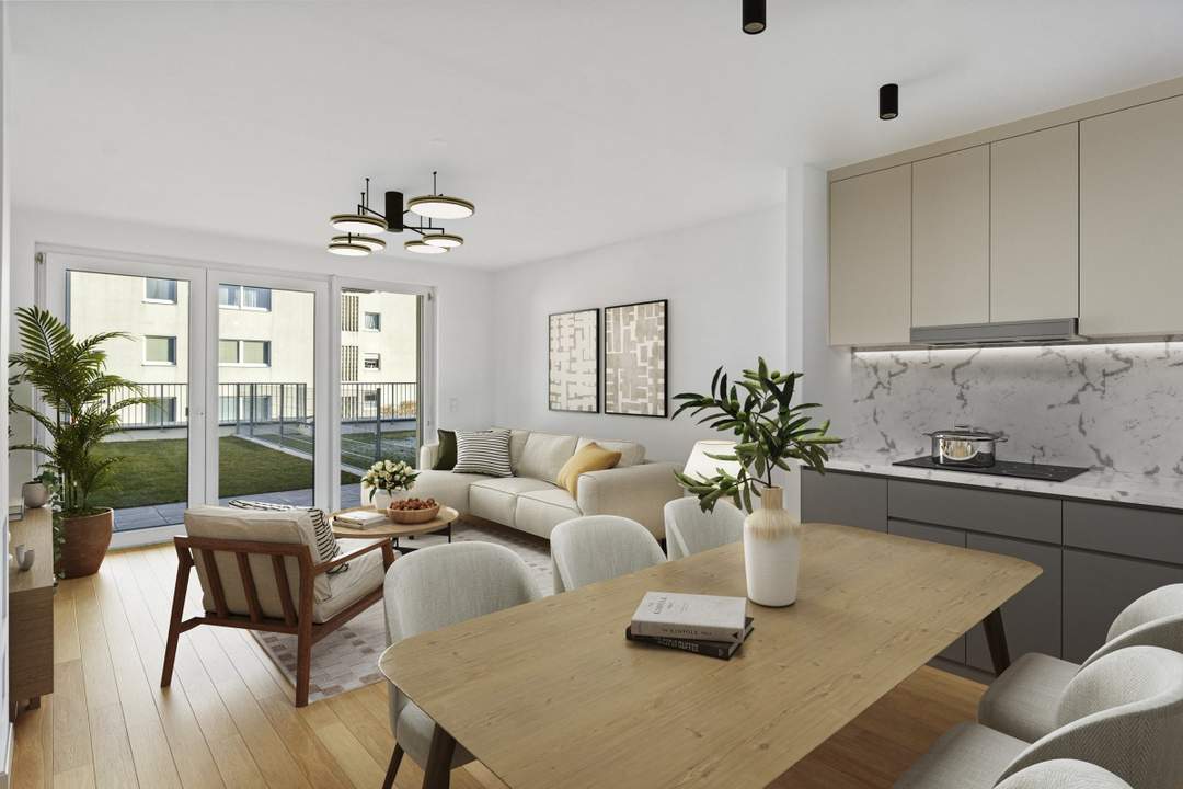 ++ NEU ++ ERSTKLASSIGE VIER Zimmer mit GARTEN