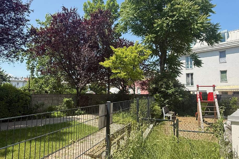 Gartenwohnung - ERSTBEZUG I ca. 33m² Außenfläche I hochwertige Küche I Tiefgarage I Donau-Nähe I Fußbodenheizung I Fernwärme I, Wohnung-miete, 935,00,€, 1210 Wien 21., Floridsdorf