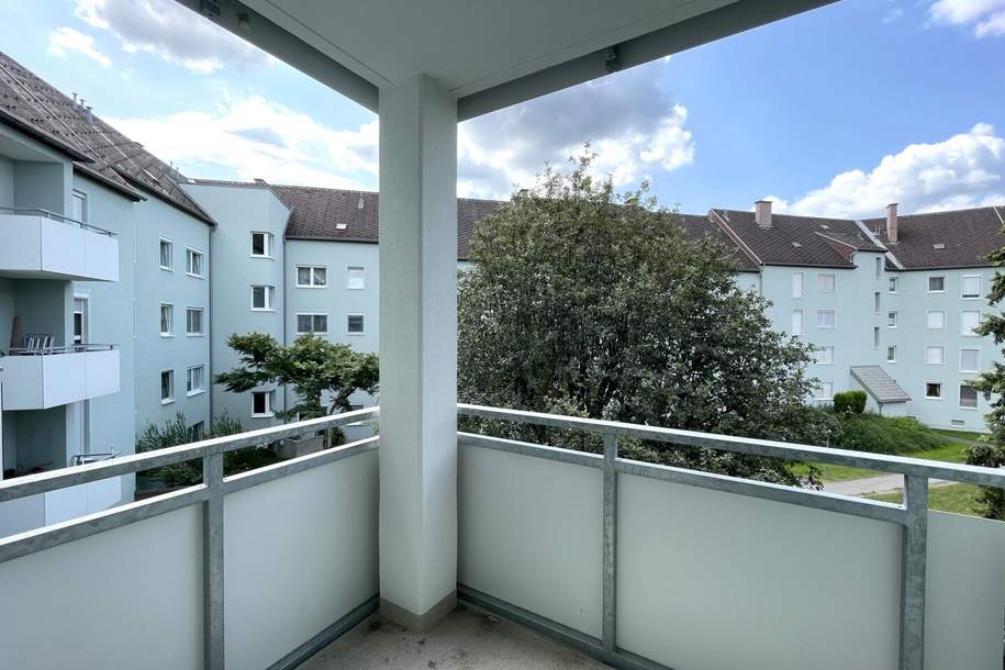 Bindermichl/Oed: 2-Raum-Wohnung in grüner ruhiger Umgebung inklusive Carport, Wohnung-kauf, 215.000,€, 4020 Linz(Stadt)