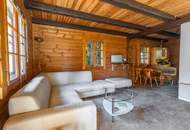 Holzblockhaus mit Charme – 3 Zimmer, Balkon &amp; Kamin!