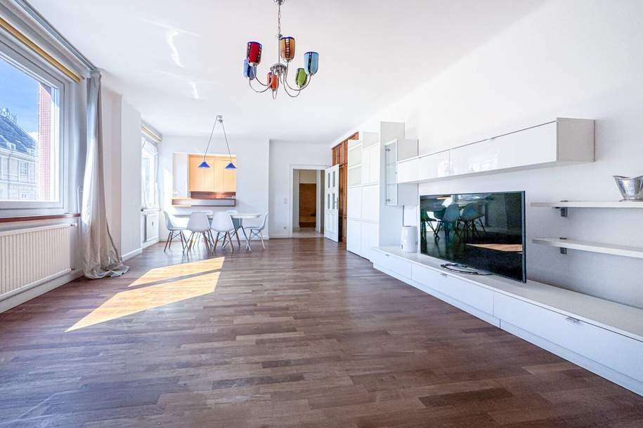 Lichtdurchflutete 2-Zimmer Wohnung im historischen Herzen Wiens, Wohnung-miete, 1.900,00,€, 1010 Wien 1., Innere Stadt