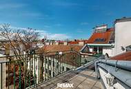 1-Zimmer-DG-Wohnung mit hofseitiger Terrasse direkt auf der Währinger Straße