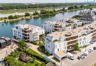 Donaujuwel – Penthouse mit Panorama und privatem Wasserzugang