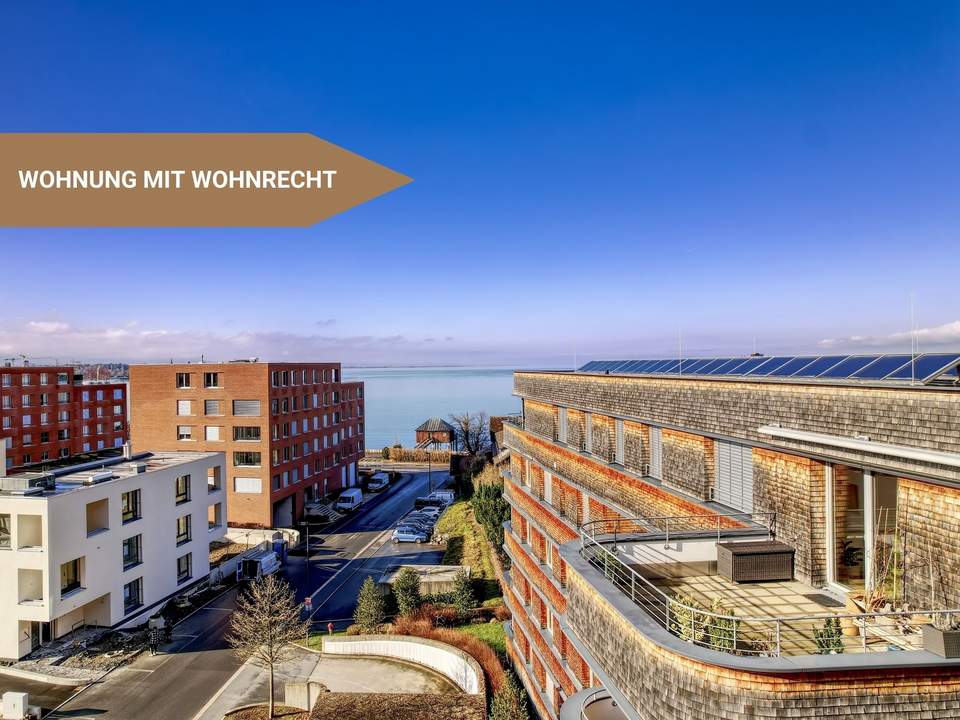 Seeblick-Investment: Exklusive Wohnung in erstklassiger Lage - Kauf mit Wohnrecht