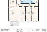 Gut geschnittene 4 Zimmer Wohnung