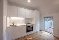 Sanierter Altbau mit modernem Neubau