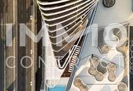 DANUBEFLATS: Liebenswertes Studio mit fantastischem Balkon (Doorman, Gym, Spa, Pool, Lounges)