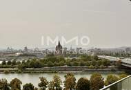 Leben, wo andere die Freizeit verbringen! Wunderschöner Weitblick mit tollem Balkon! Donauinsel!
