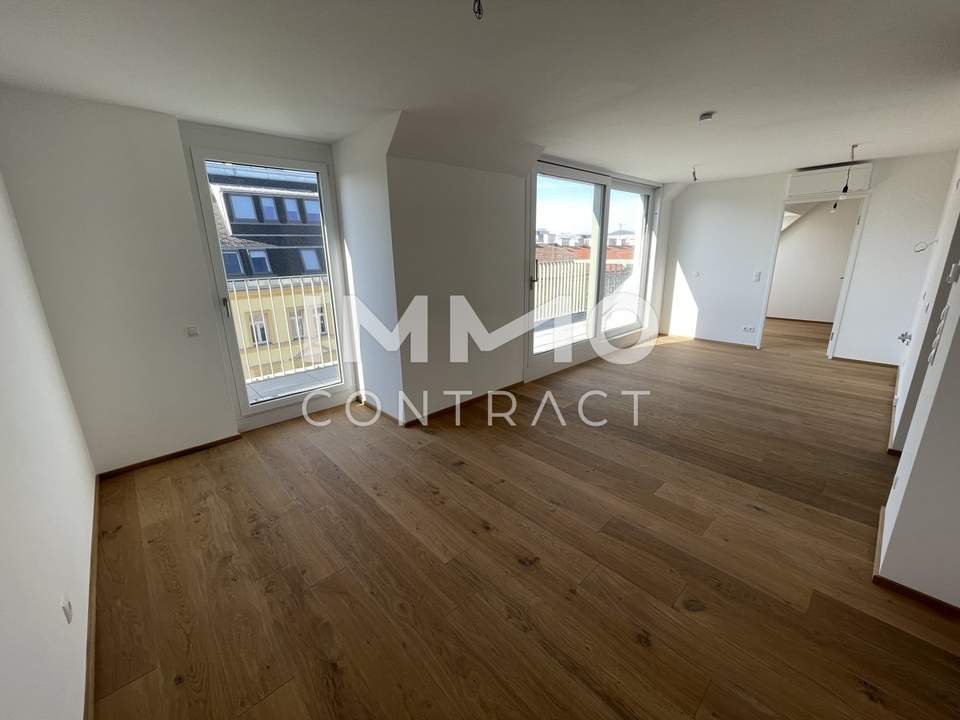 Ihr provisionsfreier Wohntraum im Herzen Meidlings - 2-Zimmer-Dachgeschosswohnung mit großzügiger Terrasse
