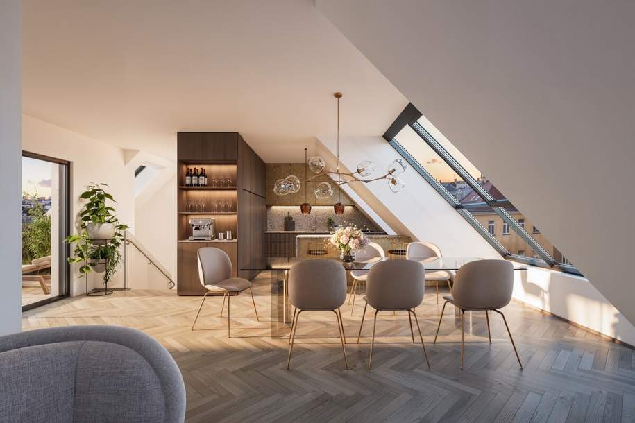 Urbaner Dachgeschoßtraum im Herzen des 3. Bezirks, Wohnung-kauf, 1.999.000,€, 1030 Wien 3., Landstraße