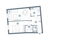 Gut geschnittene 2-Zimmer-Wohnung mit SW-Ausrichtung im Freihausviertel