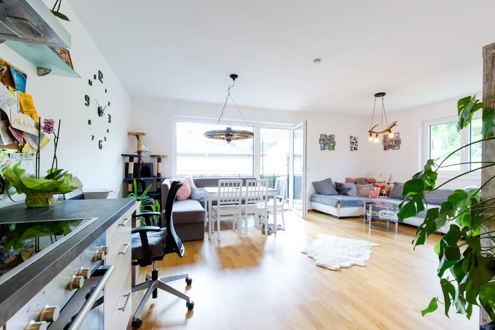 Vermietete Charmante Balkonwohnung Oberwang bei Mondsee Wohnglück auf 83 m²