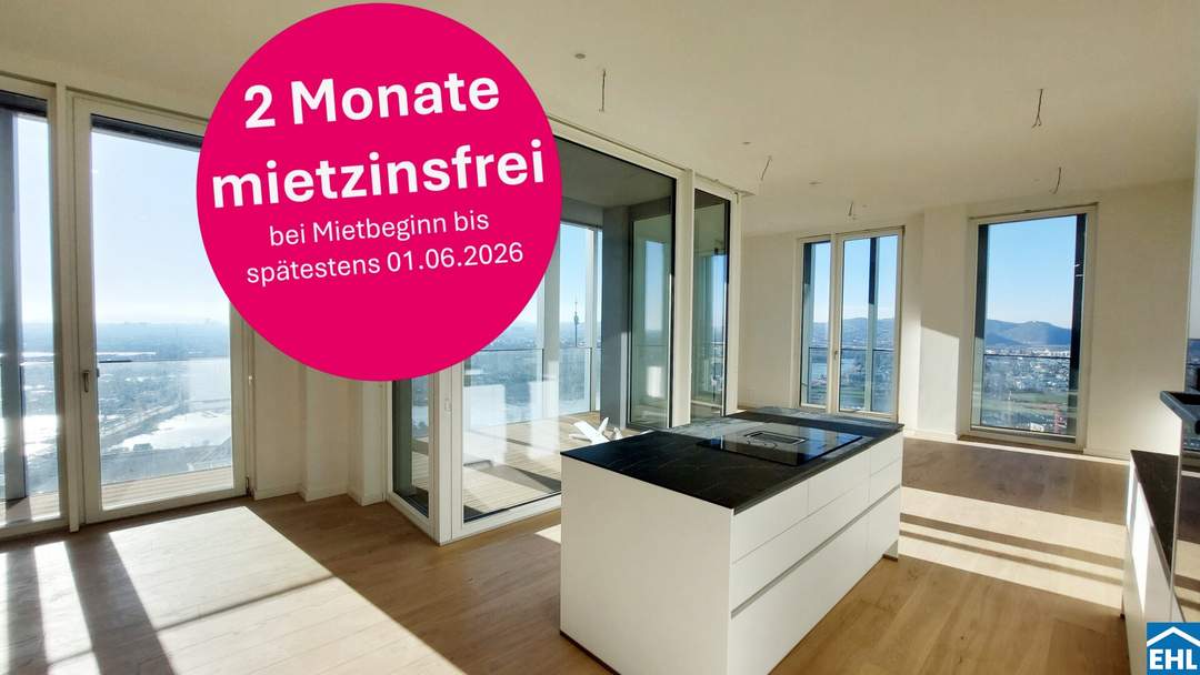***PENTHOUSE mit Blick zum KAHLENBERG *** 12 Minuten zum STEPHANSPLATZ