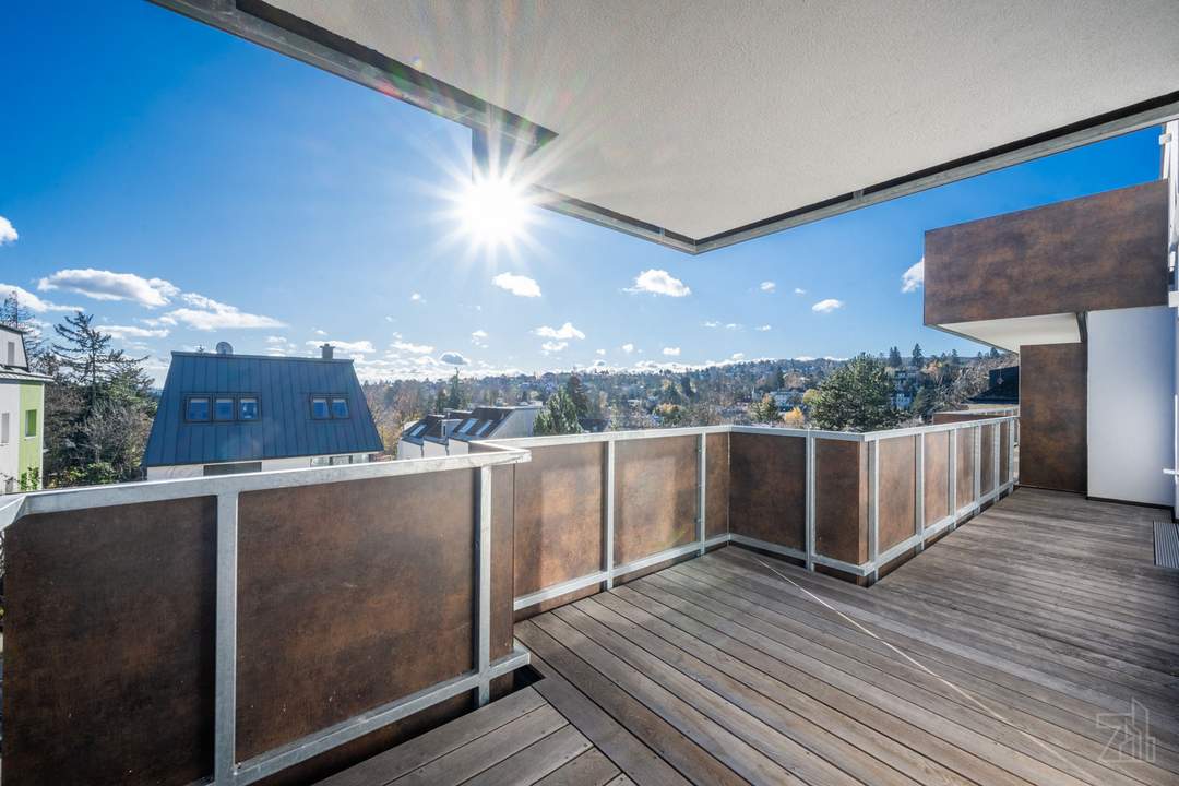 4 Zimmer Wohn(t)raum mit Blick über Wien| 90m² Wohnfläche + großzügige Freiflächen | Schafberg