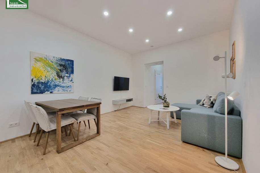 Möblierte 3 Zimmer Wohnung! - All inclusive Miete - Top Lage beim Fasanviertel - 6 Monate befristet - ab sofort beziehbar - JETZT ANFRAGEN, Wohnung-miete, 1.398,66,€, 1030 Wien 3., Landstraße