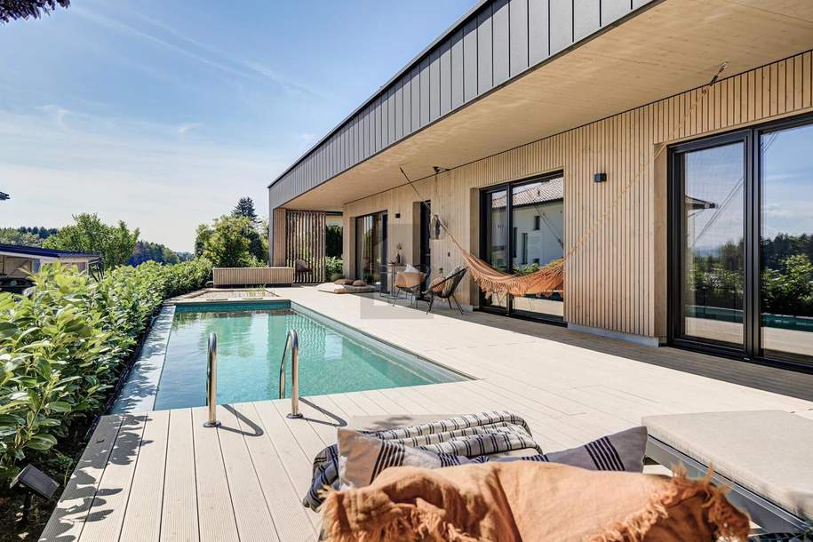 Preisreduktion! DESIGNBUNGALOW MIT SONNIGEM POOL UND HOCHWERTIGSTER AUSSTATTUNG, Haus-kauf, 5232 Braunau am Inn