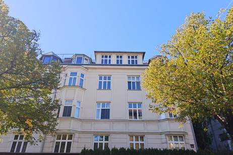 Nähe Hugo-Wolf-Park: Charmante Altbauwohnung mit Erker + Gegliederte Fassade + zentraler Grundriss + Familien- und WG-Geeignet, Wohnung-kauf, 438.000,€, 1190 Wien 19., Döbling