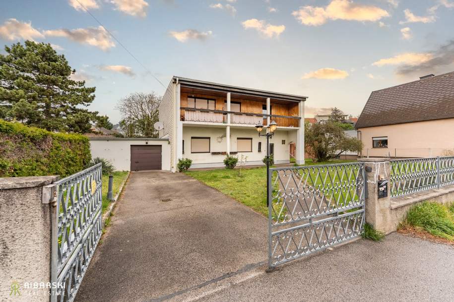Sonnige Liegenschaft mit Traumgarten, Pool und Grillplatz - Schneebergblick vom Balkon, Haus-kauf, 465.000,€, 2542 Baden