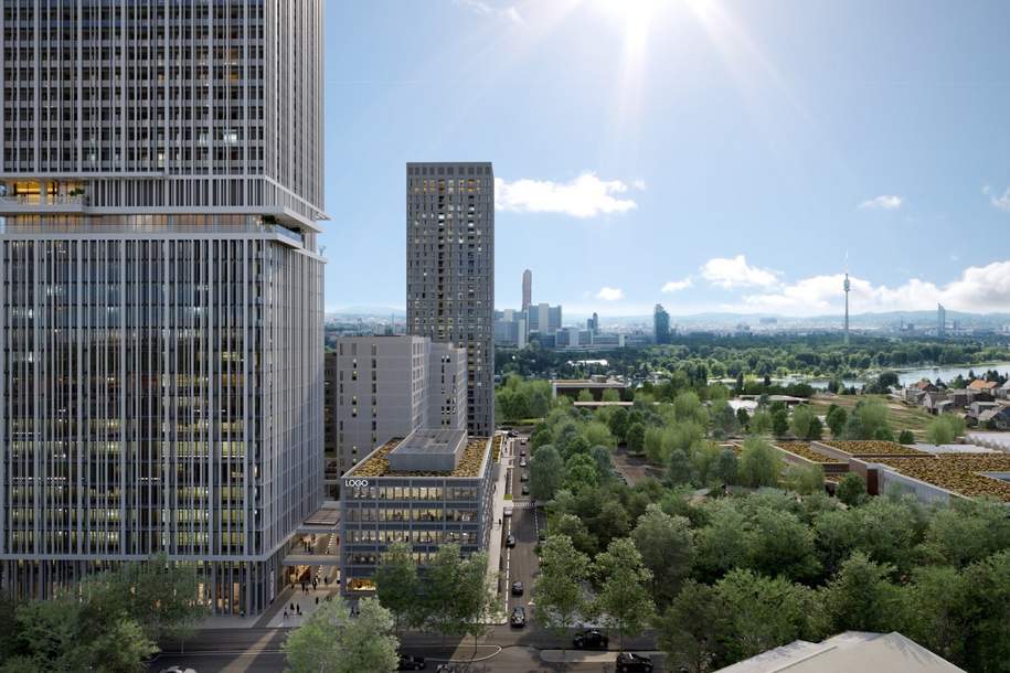 Wohnen über den Dächern Wiens – TOWER HOMES, Wohnung-miete, 865,00,€, 1220 Wien 22., Donaustadt
