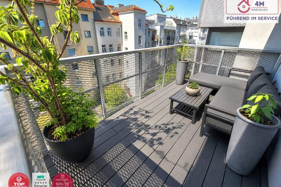 Wiener Lebensgefühl auf höchstem Niveau - modernes Wohnen im charmanten Altbau mit Balkon im 4. Liftstock!, Wohnung-kauf, 519.000,€, 1050 Wien 5., Margareten