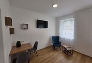 Möbliertes 1-Zimmer-Apartment ohne Loggia € 520,- inkl. BK, HK, Strom u. Wlan