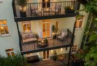 RETRO-CHIC MIT ALTBAU FLAIR II ca. 11m² BALKON II PARKÄHNLICHER INNENHOF II AIRBNB oder SELBST EINZIEHEN II KOMPLETT MÖBLIERT II NÄHE U6/AKH/VOLKSOPER/WUK