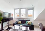 Bereit für die Airbnb Vermietung! Helle DG-Wohnung | 1,5 Zimmer in 2 Himmelsrichtungen ausgerichtet