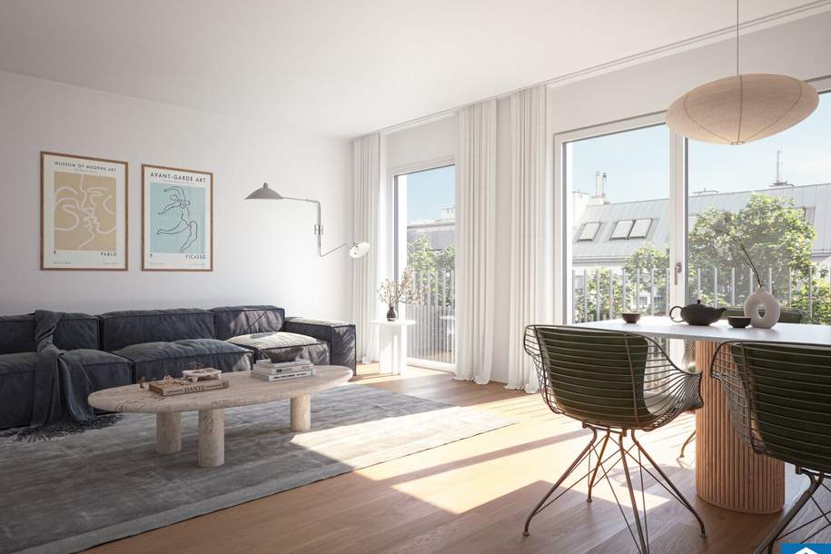 Mega-Vorsorgeinvestment in Döblinger Bestlage! – Exklusives Wohnprojekt mit Top-Anbindung!, Wohnung-kauf, 505.200,€, 1190 Wien 19., Döbling